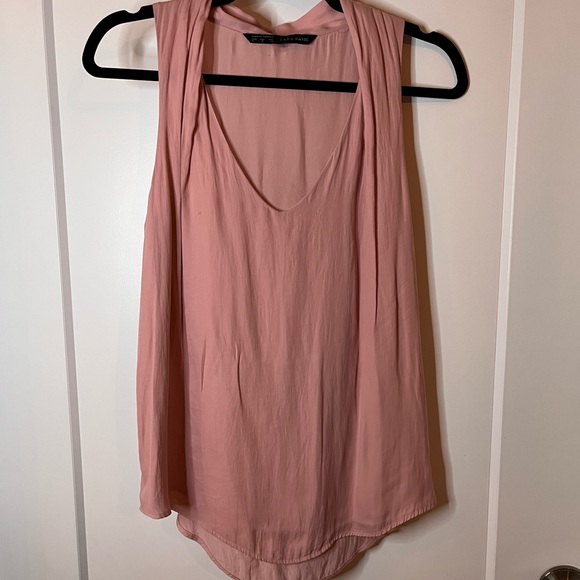 ZARA | mauve sleeveless blouse size small - Picture 2 of 4